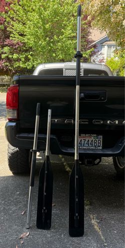 Detachable Flat Blade Pontoon Oars