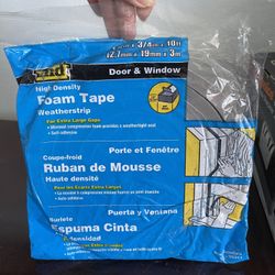 Foam Tape Door And Windows 1/2 In*3/4 In*10ft