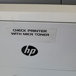 CHECK PRINTER WITH MAGNETIC TONER 