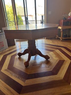 3-in-1 Convertible Oak Game Table