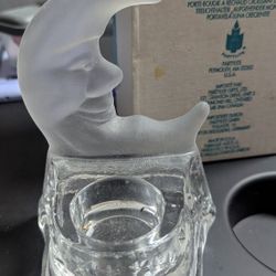 Party Lights Crescent Moon Tealight Holder