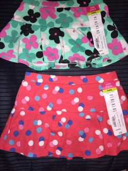 Infant girl skorts