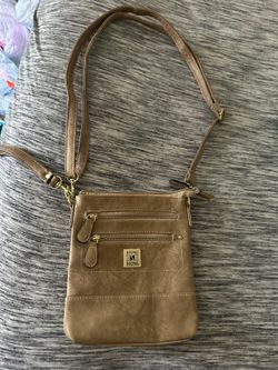 Purse /Stone & Co. Crunch Leather Convertible Crossbody Bag