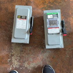 30 Amp Square D Disconnects 600v 3 Phase 40.00