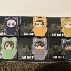 Original Authentic Jujitsu Kaisen Cat Ear Plushie