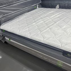 KING SIZE SERTA MATTRESS & BOX SPRINGS BED SET