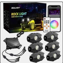SEALIGHT ROCK LIGHT RGBW DREAM COLOR, 6 pack , truck, SUV, ATV, van