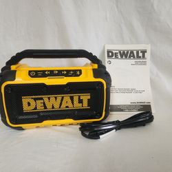 DeWalt  12V/20V Max Worksite Bluetooth Speaker.
Model:DCR010
Tool only.
