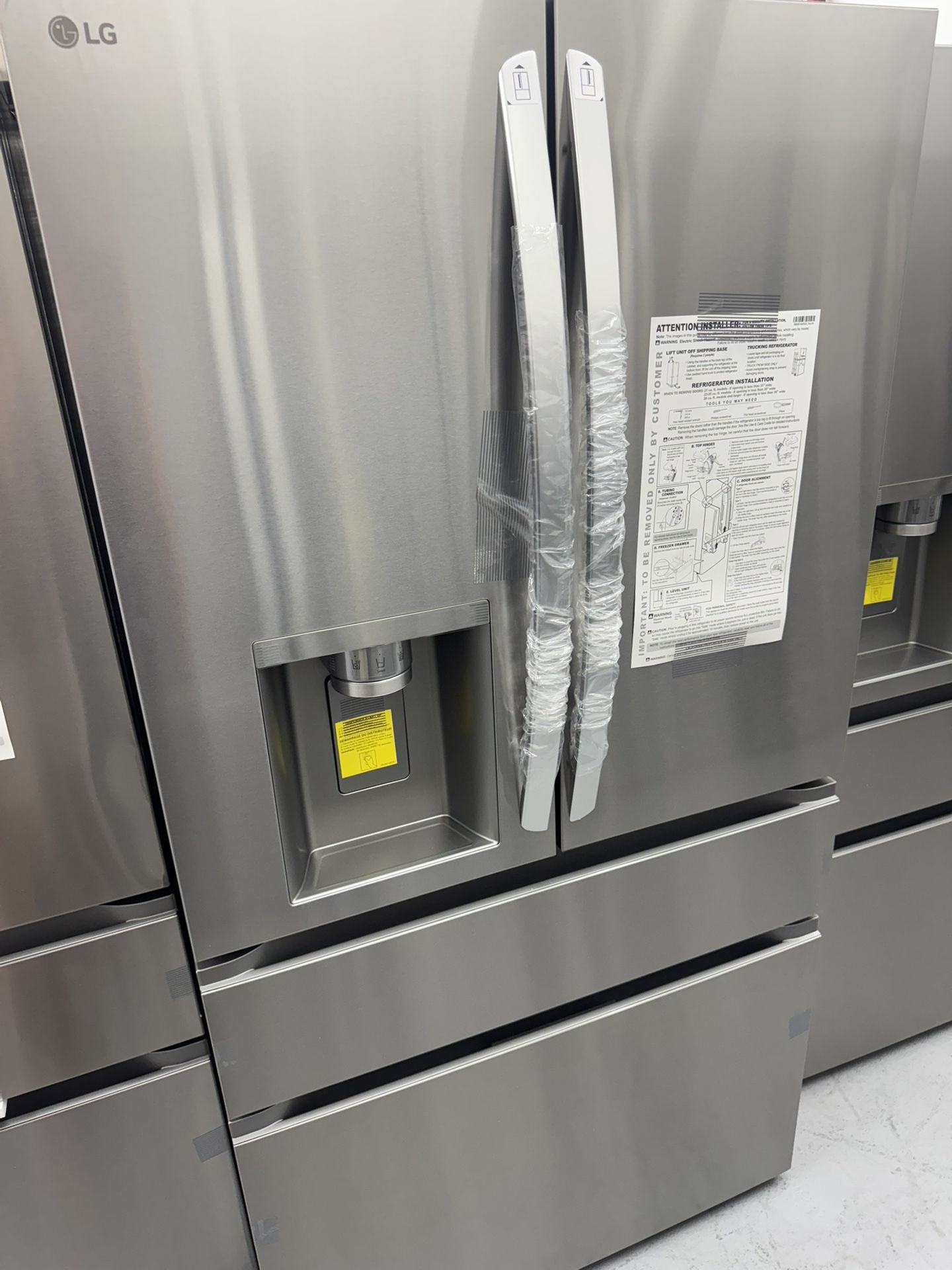Stainless steel 4 Door refrigerator