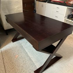Stylish Dark Wood Coffee Table