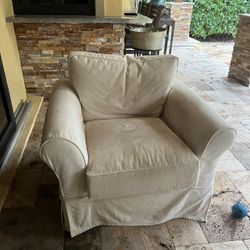 Big white Living Room Chair 