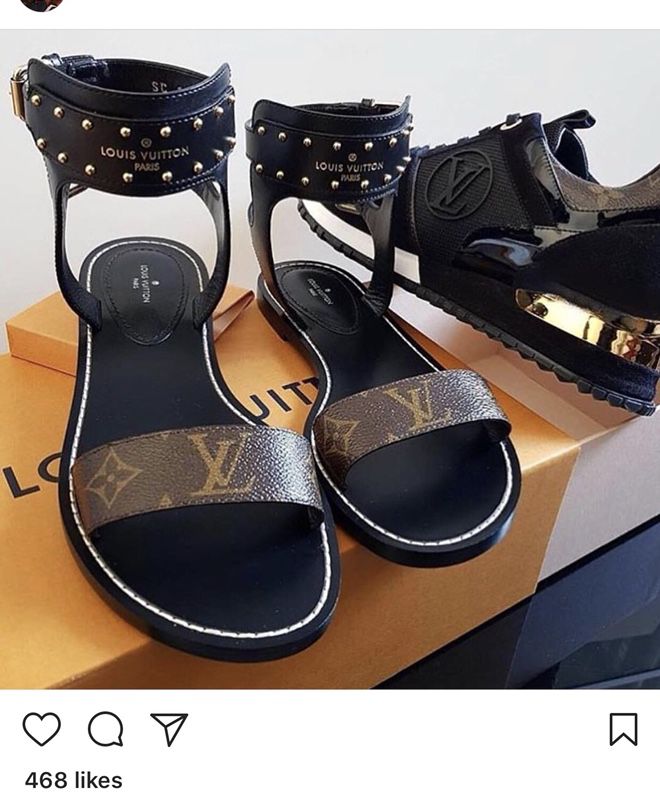 Replica Louis Vuitton Nomad Sandals Monogram Studs for Sale