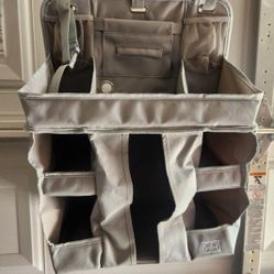 Like New Hanging Diaper Caddy Organizer –Sturdy and Durable Baby Organizer – Diaper Stacker for Changing Table, Crib, Playard