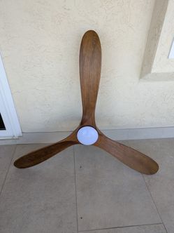 Ceiling Fan Wooden with Light