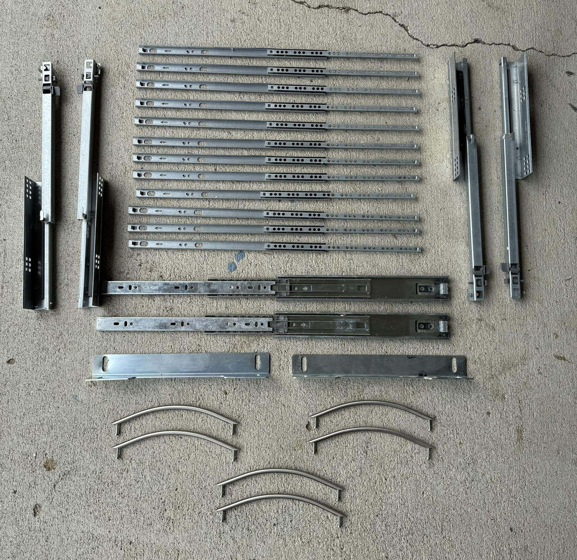 Assorted Drawer Slide Brackets & Pair of Brackets