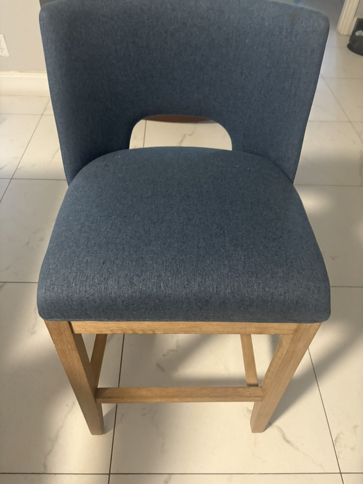 4 Blue Jean Bar Stools