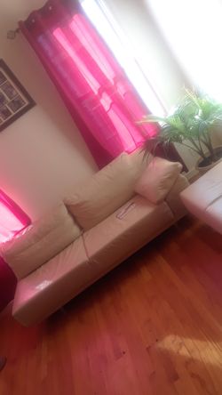 Italian leather couches L shape