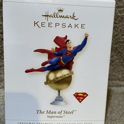 Hallmark THE MAN OF STEEL Daily Planet Superman DC Comics Ornament 2006