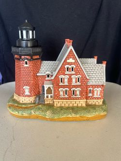Vintage Lefton Block Island Southeast Lighthouse Figurine (1873 RI)
