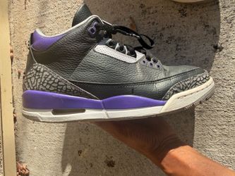 Jordan 3 retro purple and black