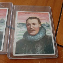 Hassan Cigarette Cards Pair Of Robert A. Bartlett 