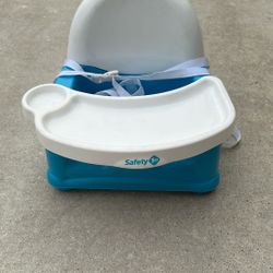 Safety 1st Easy Care Swing Tray Feeding Booster, Atlantis 