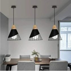 7927: New Iron Pendant Lights, Modern Geometric Lights, Ceiling Decorative Lighting fixtures for Restaurants and Bars, Chandelier Lamps