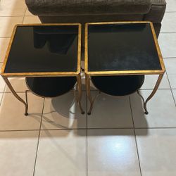 two corner tables