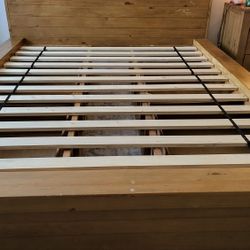Queen Mattress Bed Frame With Storage
