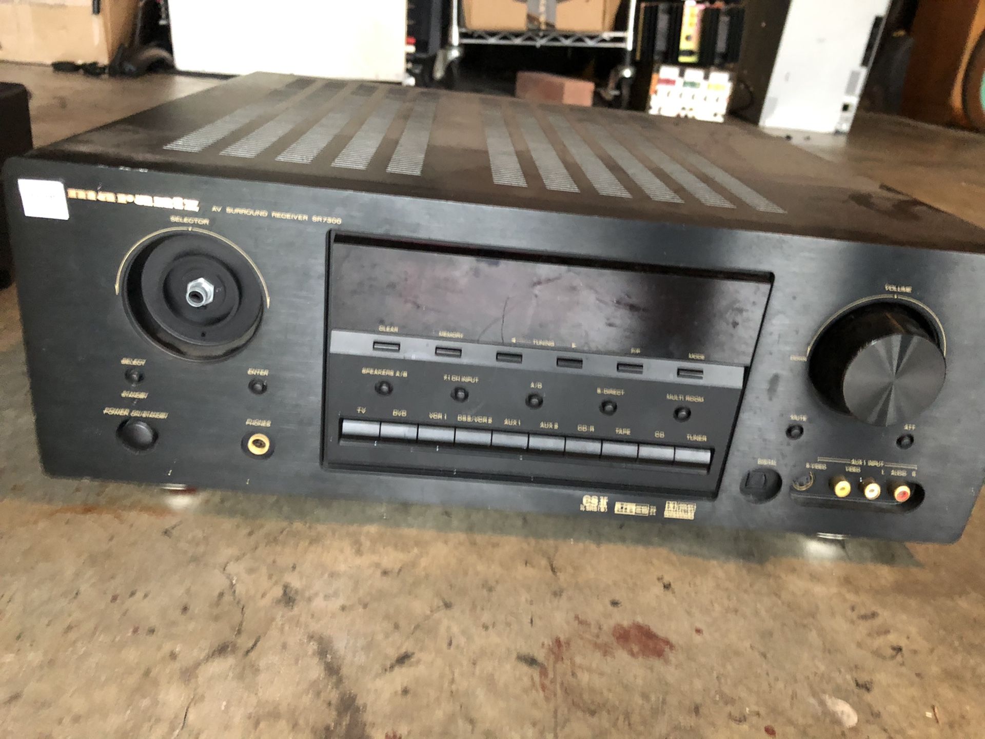 Sony Stereo & Marantz AV surround receiver model# SR7300