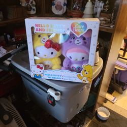 Hello Kitty x Care Bears My Melody Funshine Bear & Share Bear Plushies 2pk