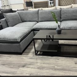 CLOUD ☁️ SECTIONAL DARK GREY 🛋️ 