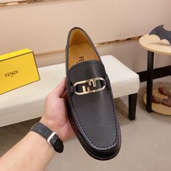 Fendi Men’s Leather Shoes With Box New 