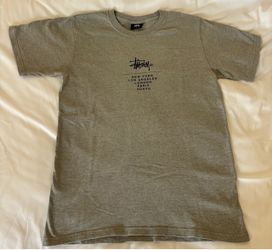 Stüssy World Tour Tshirt in Grey Heather (S)