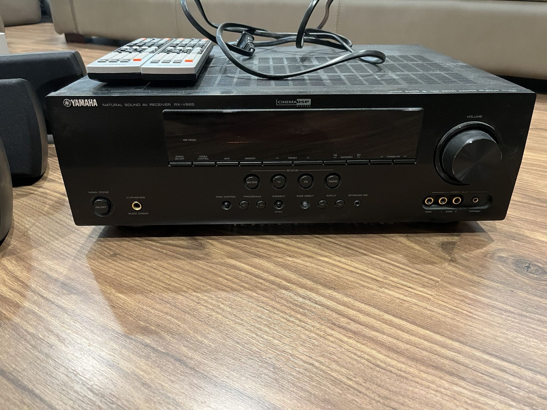 Surround Sound Klipsch Speakers and Subwoofer With Yamaha Receiver