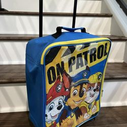 Nickelodeon Paw Pawtrol Kids Pilot Case Rolling Luggage 