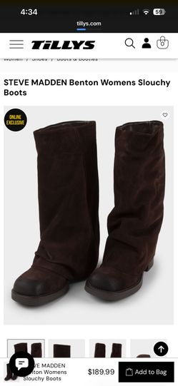 STEVE MADDEN Benton Women’s slouchy boots