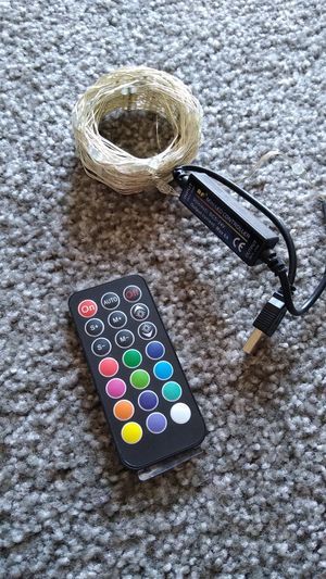 Photo 33 ft led string light with remote control