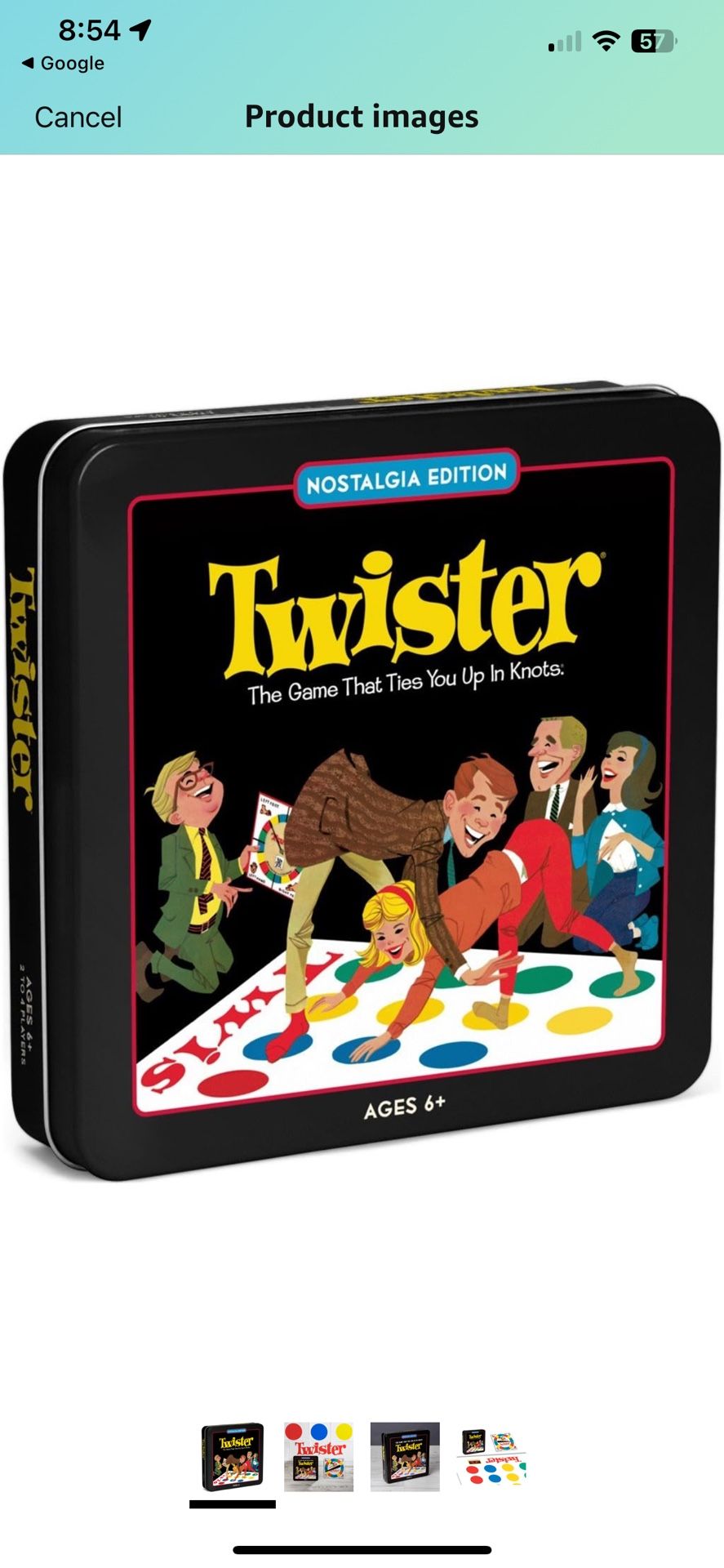 Twister Nostalgia Edition Game