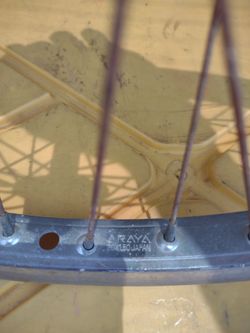 BMX Araya Rear Rim w/ Suzue hub