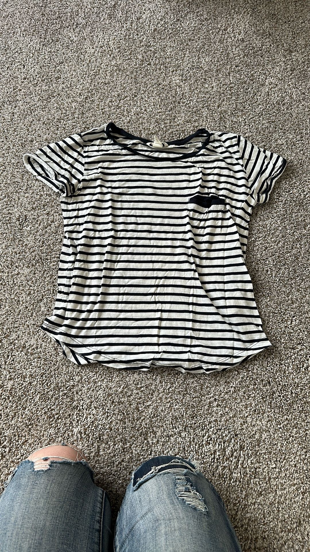 H&M Striped XS Tshirt