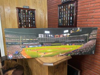 Texas Rangers Baseball Stadium canvas