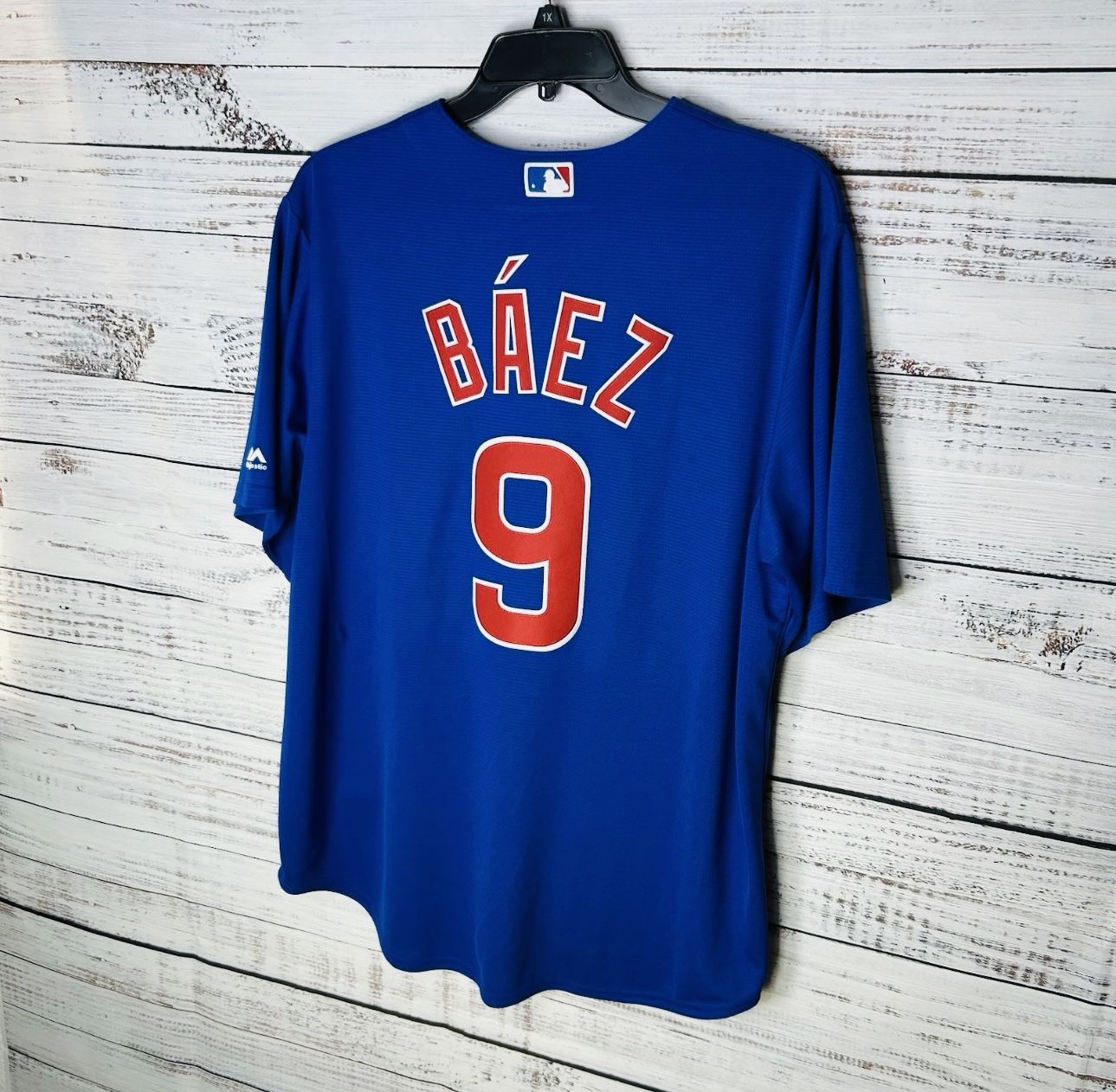Chicago Cubs Javier Baez Majestic Baseball Jersey Men’s size 2XL