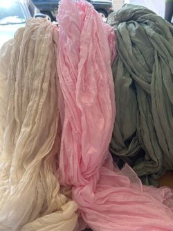 9pcs Table Runners: Pink, Gold, Green for Parties or Banquets