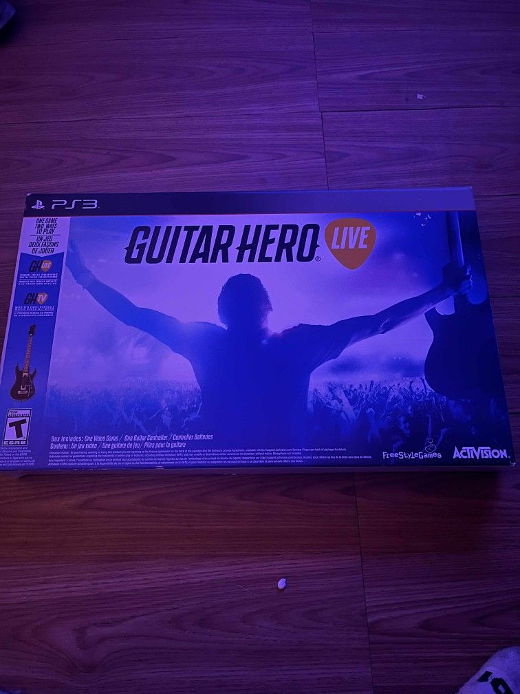 Guitar hero live game guitar