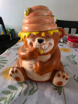 Ceramic Honey Bear Cookie Jar