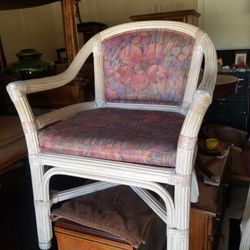 4 Pencil Reed Chairs 