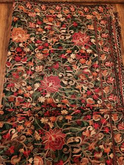 Brand New Fully Embroided Warm Shawl