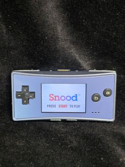 Authentic Blue Nintendo GameBoy Micro Console