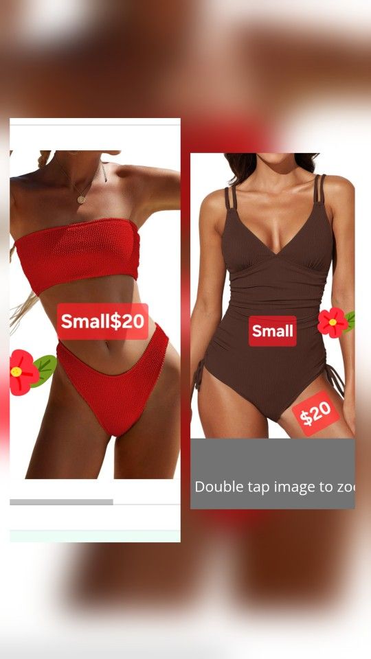 🩱 SMALL XS NEW BATHING SUIT SWIMSUITS Bikini One Piece